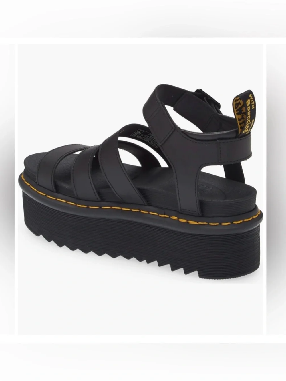 Dr. Martens Blair Quad Platform Strappy Sandal Women’s size 6